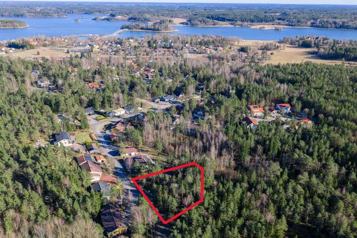 Tontti, 1 312 m², Pjukala, Parainen