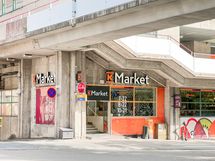 Lähikauppaan kävelet parissa minuutissa.