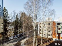 näkymä länteen parvekkeelta