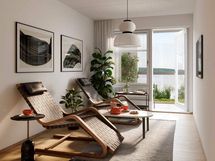 Visualisointi kodista A 60 (3-4h+kt+s, 92 m²)