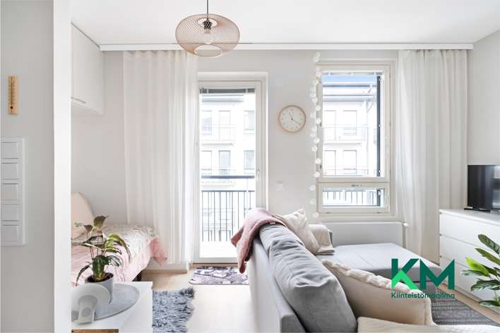 Kerrostalo, 1h, alk, kph, kph/wc, p, 28 m², Takahuhti - Ansicht 2