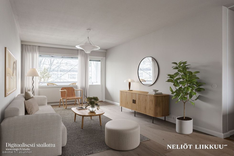 Tilava olohuone (digistailattu)