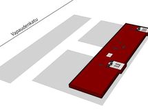 808 m2 sijainti talossa