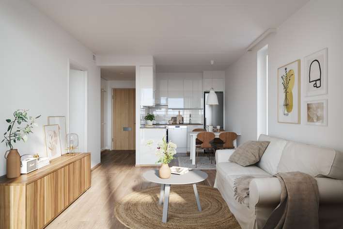 Kerrostalo, 2h+kt+p, 39 m², Haukiluoma, Tampere