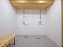 Taloyhtiön saunatilaa