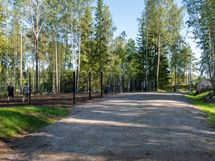 Finnträsk uimarannan virkistysaluetta