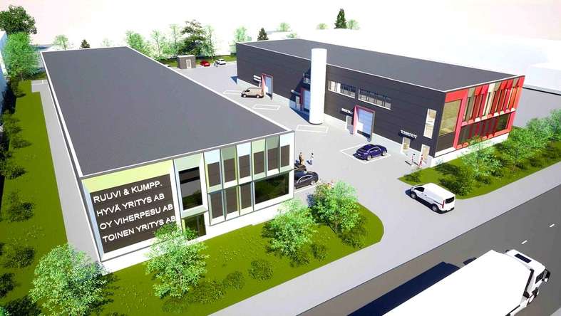 Liiketila, 502 m², Koivuhaka - Näkymä 2