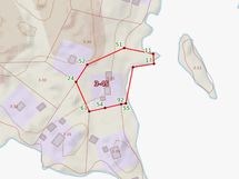 Mökkikiinteistön karttakuva