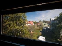 Näkymä saunan ikkunasta