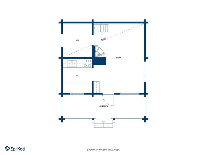 Loma-asunto, tupa,kk,mh + parvi, 29/50 m², Tähtelä - Näkymä 2