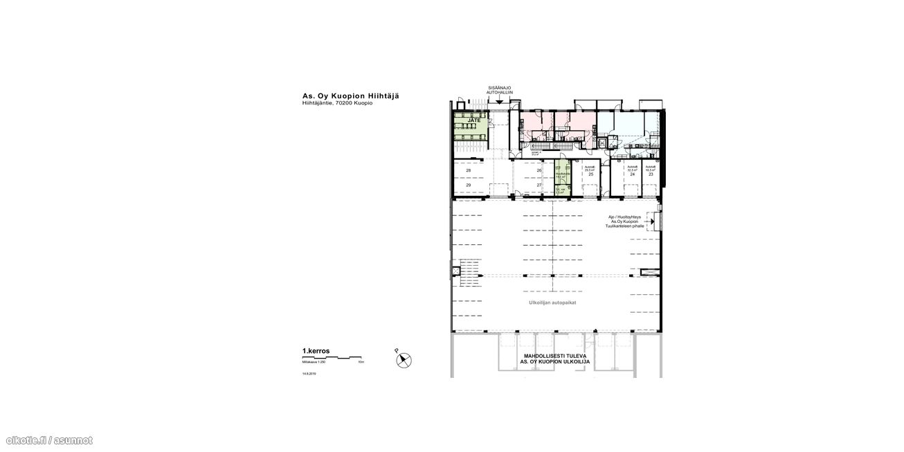 Hiihtajantie 9 70200 Kuopio Autopaikka Myynnissa Oikotie 15355251