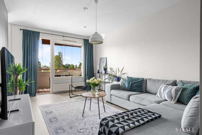 Kerrostalo, 3h, k, kph/wc, vh, lasitettu parveke, 66,5 m², Viertola, Vantaa