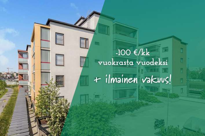 Kerrostalo, 2h+kt+s, 46,5 m², Maljalahti, Kuopio