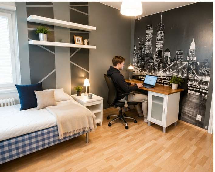 Kerrostalo, Huone kimppakämpässä - Room on shared apartment., 14/49 m², Kontula Metroasema, Helsinki