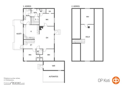 Omakotitalo, 6h+k+kph/wc+wc+khh+s+3vh, 172/203 m², Liljalaakso - View 3