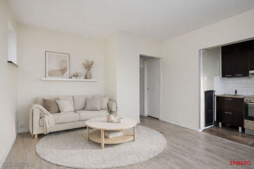 Digistailattu olohuone.