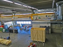 Hallin oikea puoli parvelta