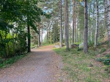 Läheltä kotia avautuva upea kallioalue ja kuntoportaat vain muutaman minuutin matkan päässä.