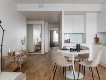 Asunto E32 (2h+kt, 48 m2, 7 krs.) - Olohuone