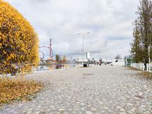 Mustanlahden satama on myös kodin ympäristössä.