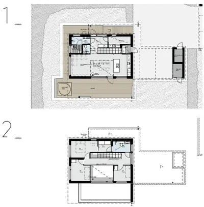 Omakotitalo, Olohuone, avokeittiö, 3 makuuhuonetta, 2 kylpyhuonetta, sauna, erillinen wc, kodinhoitohuone, vaatehuone, 113/148 m², Kuurinniitty - View 2