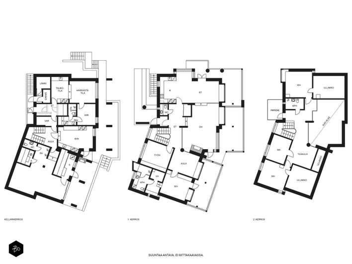 Omakotitalo, 8h+avok+kphx3+wcx2+vhx3+khh+aulax2+harrastet.+taukot.+spaos, 363 m², Kulosaari - Näkymä 2