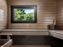 Hiljattain remontoitu sauna