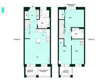 Kodin pohjapiirros (4h+kt+s, 91,5 m²)