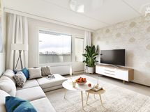 Digistailattu olohuone