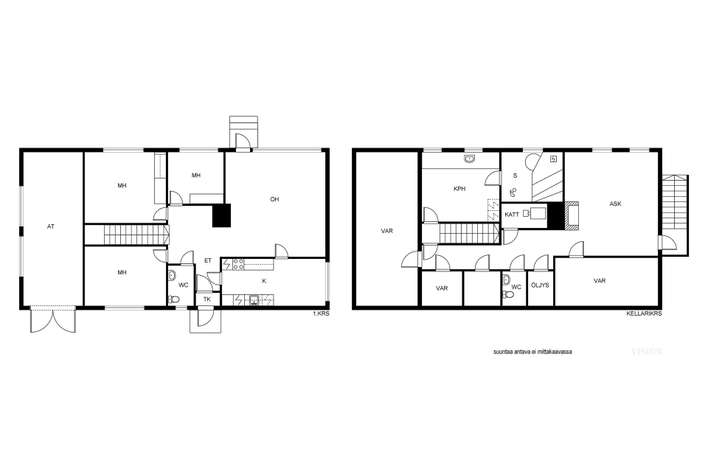 Omakotitalo, 3 h, oh, k, khh, kph, s ja autotalli, 97/208 m², Räntämäki - Widok 2