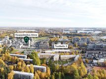 Tapiolan Tuulikellon kortteli saa jatkoa – suunnitteilla on kaksi rivitaloa ja kaksikerroksinen pienkerrostalo vehreän puiston ja leikkipaikan läheisyyteen.