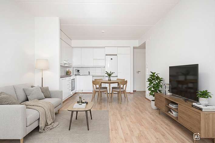 Kerrostalo, 2h + avok + p, 45 m², Kaivoksela, Vantaa