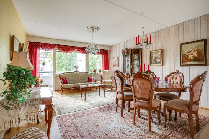 Kerrostalo, 3h,k,kph,vh,lasitettu parveke, 76 m², Hedelmätarha, Hollola