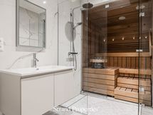 Oma sauna kylpyhuoneessa