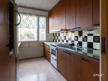 Pienen asunnon keittiö