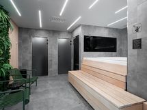 Upea Spa-osasto kuntosalin yhteydessä