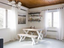 Olohuone keskikerroksessa