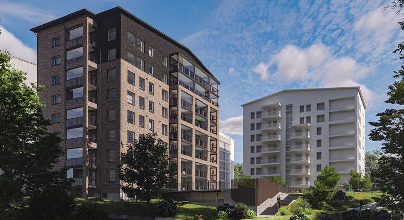 Kerrostalo, 2h+kt+s, 43 m², Hyrylä - Näkymä 3