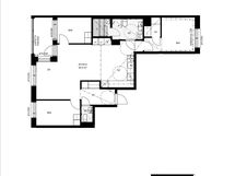 Asunto E29 (4H+KT+S 83,0 m2) - pohjapiirustus