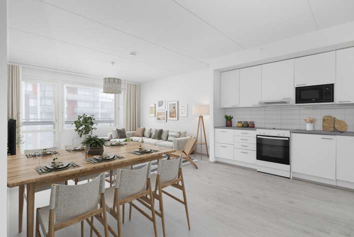 Kerrostalo, 3h + avok, 72,5 m², Kaivoksela - Näkymä 3