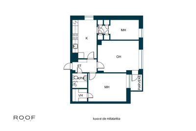 Kerrostalo, 3h+k+kph ja parveke, 59,5 m², Riihiketo - Näkymä 3