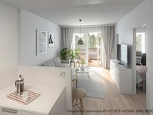 Visualisointi 2h asunnosta