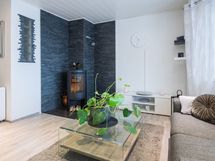 alakerrassa tunnelmatakka tuo mukavasti lämpöä myös