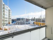 Kuva 26-neliöisestä yksiöstä
