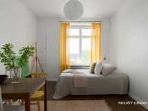 Avara huone + ylimmän kerroksen näkymät