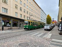 Ratikka Porthaninkadulla