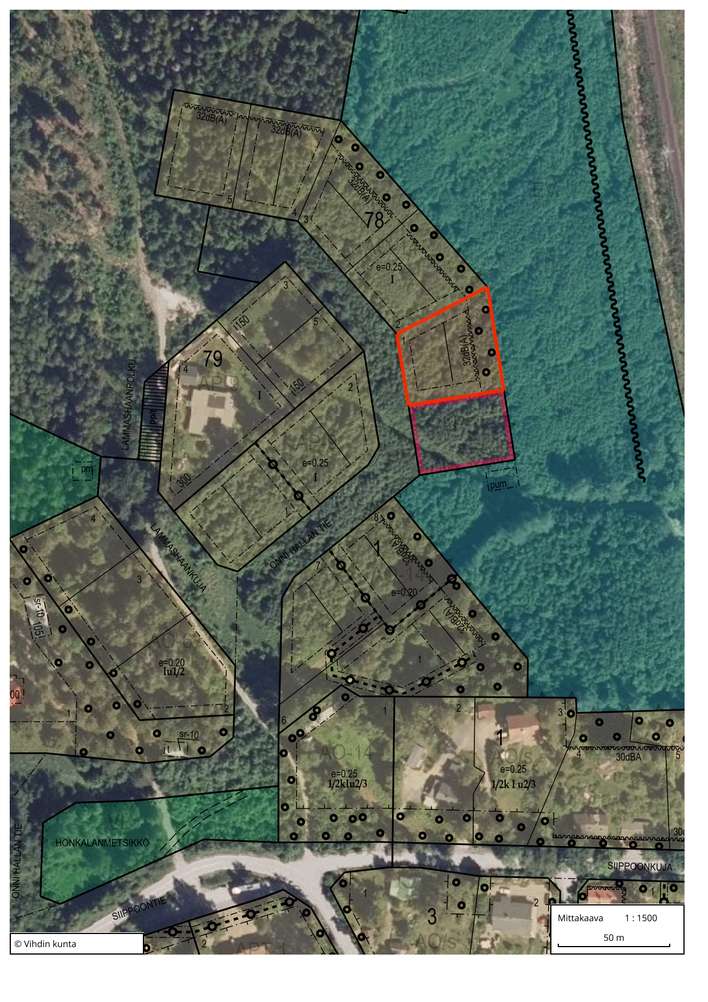 Tontti, 1 688 m², Otalampi - Näkymä 3