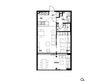 Pohja 51m2;suuntaa antava, ei mittakaavassa