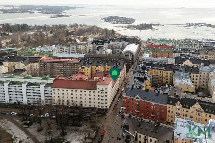 Kerrostalo, 3 h + k + vh + kph, 66 m², Ullanlinna, Helsinki