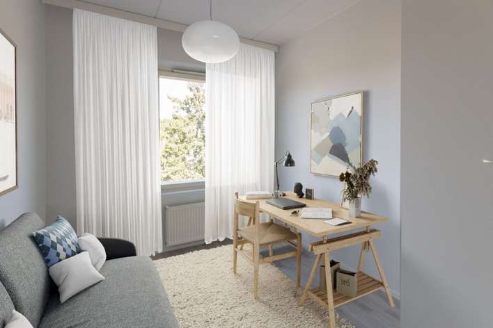Kerrostalo, 3h+k+s, 76 m², Suvela, Espoo